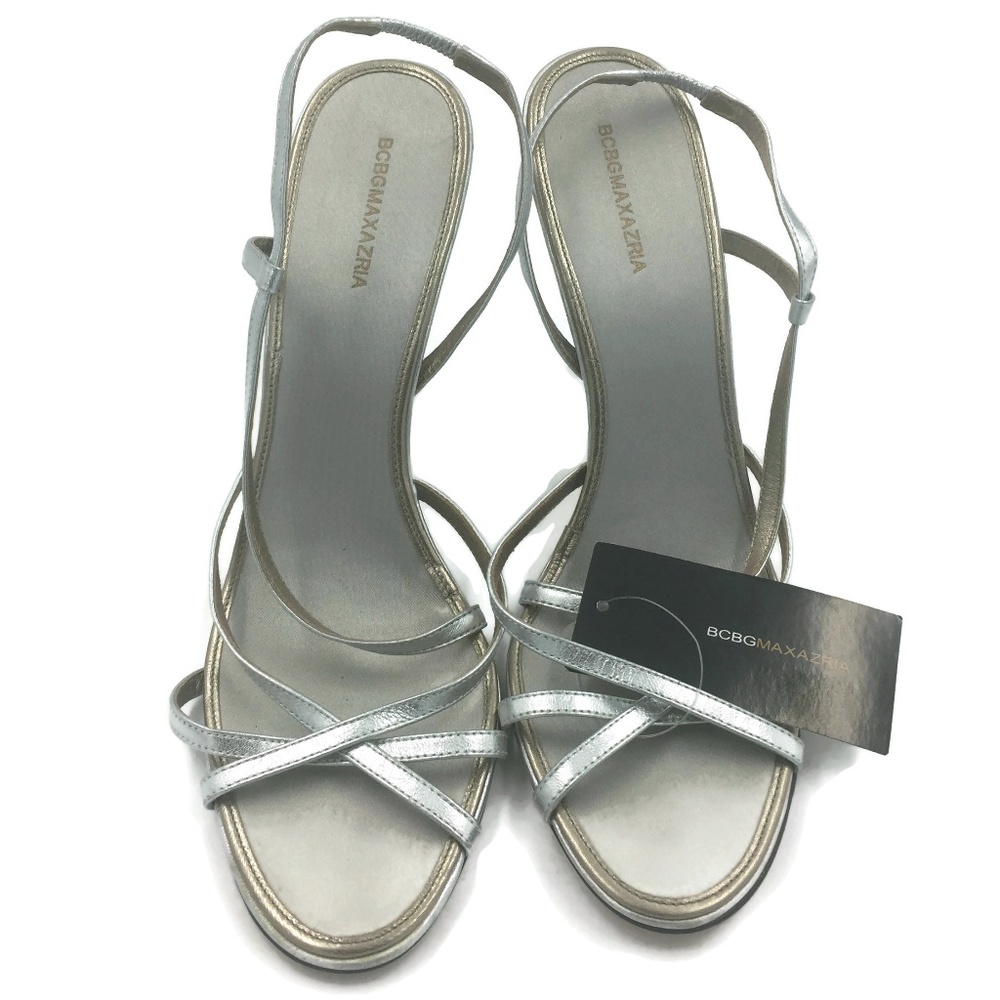 New BCBGMaxAzria Womens Open Toe Heels